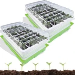 Kit De Germination 40 Godets Lot X2 Pour Semis