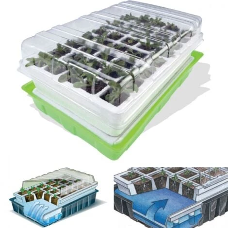 Kit De Germination 40 Godets Lot X2 Pour Semis 3 Kit De Germination 40 Godets Lot X2 Pour Semis – Image 3
