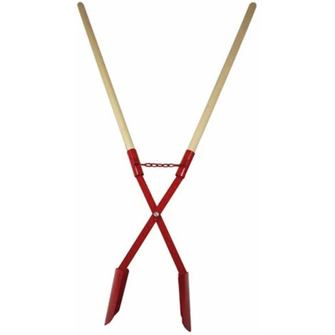 Pelle Croisée Pour Poteaux De Bois Avec Poignée En Bois (110-280mm) Tarrière Pelle Taille 1 2 Pelle Croisée Pour Poteaux De Bois Avec Poignée En Bois (110-280mm) Tarrière Pelle Taille 1 – Image 2
