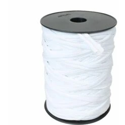 Bobine De Lien En Lycra - 90 M - Blanc - Linxor