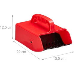 Relaxdays Peigne à Myrtilles, Plastique, Ramasse Fruits Pour Groseilles, Cassis, Cueilleur, Rouge/noir -Terre Tendre Soldes Boutique 29507114 4