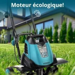 Könner & Söhnen Motobineuse électrique KS 1500T E, Puissance Du Moteur 1200W, Largeur De Traitement Jusqu'à 45 Cm, Profondeur Jusqu'à 22 Cm. K&S Motoculteur électrique. -Terre Tendre Soldes Boutique 29874649 4