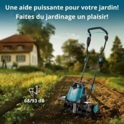 Könner & Söhnen Motobineuse électrique KS 1500T E, Puissance Du Moteur 1200W, Largeur De Traitement Jusqu'à 45 Cm, Profondeur Jusqu'à 22 Cm. K&S Motoculteur électrique. -Terre Tendre Soldes Boutique 29874649 5