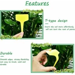 100Pcs Étiquettes De Plantes Durables, T-Type Étiquettes Plantes Étiquettes De Jardin Imperméable, Plastique Garden Etiquettes Signes Pour Fleur Légumes Graine Jardin Pépinière 6 X 10cm (Jaune) 9 100Pcs Étiquettes De Plantes Durables, T-Type Étiquettes Plantes Étiquettes De Jardin Imperméable, Plastique Garden Etiquettes Signes Pour Fleur Légumes Graine Jardin Pépinière 6 X 10cm (Jaune) -Terre Tendre Soldes Boutique 30541021 5