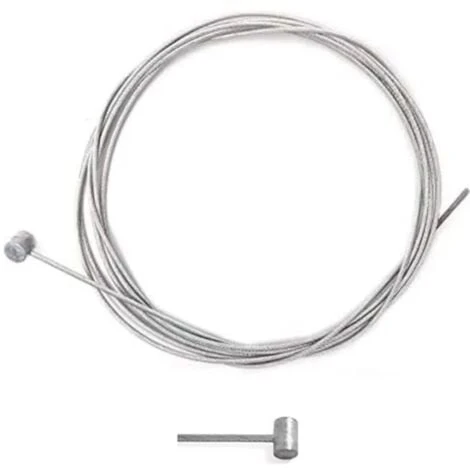 Cable Souple Acier 2.5mm X 2.5m Tête Marteau ø9x10mm Motoculteur Tracteur Tondeuse Motoculture Accelerateur Frein Traction Embrayage 1 Cable Souple Acier 2.5mm X 2.5m Tête Marteau ø9x10mm Motoculteur Tracteur Tondeuse Motoculture Accelerateur Frein Traction Embrayage