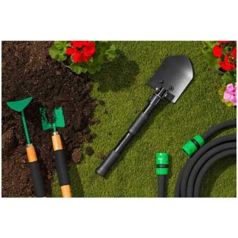 Pelle Pliante Multifonction Scie Pioche Survie Camping Randonnée Acier + Housse 4 Pelle Pliante Multifonction Scie Pioche Survie Camping Randonnée Acier + Housse – Image 4