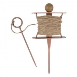 Cordeau - L 5,7 X L 11,9 X H 26,7 Cm - Plaqué Cuivre - Livraison Gratuite