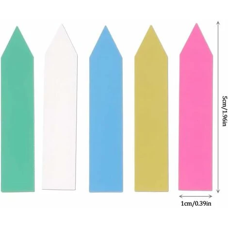 LangRay 500 Pcs Étiquettes De Graine De Fleur De Plante En Plastique Imperméable Réutilisable En Plastique Marquent Des Étiquettes De Jardin Outils De Décoration, Colorées 2 LangRay 500 Pcs Étiquettes De Graine De Fleur De Plante En Plastique Imperméable Réutilisable En Plastique Marquent Des Étiquettes De Jardin Outils De Décoration, Colorées – Image 2