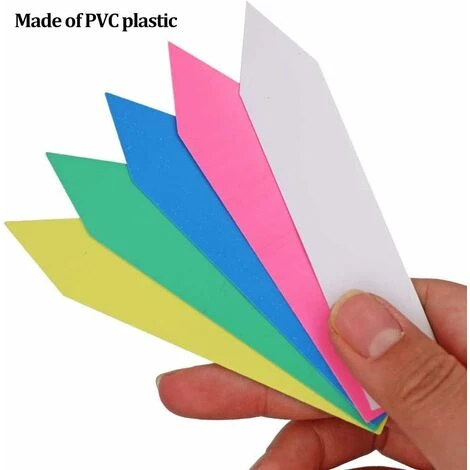 LangRay 500 Pcs Étiquettes De Graine De Fleur De Plante En Plastique Imperméable Réutilisable En Plastique Marquent Des Étiquettes De Jardin Outils De Décoration, Colorées 3 LangRay 500 Pcs Étiquettes De Graine De Fleur De Plante En Plastique Imperméable Réutilisable En Plastique Marquent Des Étiquettes De Jardin Outils De Décoration, Colorées – Image 3