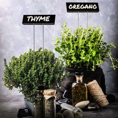 Marqueurs Etiquettes Plante De Pépinière, 12 Pcs Etiquette Jardin Métal Durable Antirouille Étiquettes Potager Marqueur Pour Fleur Légumes Graine Jardin Pépinière (Noir) 5 Marqueurs Etiquettes Plante De Pépinière, 12 Pcs Etiquette Jardin Métal Durable Antirouille Étiquettes Potager Marqueur Pour Fleur Légumes Graine Jardin Pépinière (Noir) – Image 5