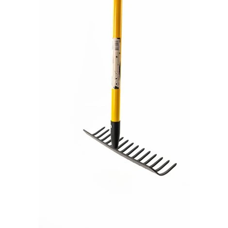 Râteau Pour Jardin - Suan - 14 Dents - Manche En Fibre De Verre - Dimensions : 150 X 40 X 8,6 Cm 4 Râteau Pour Jardin - Suan - 14 Dents - Manche En Fibre De Verre - Dimensions : 150 X 40 X 8,6 Cm – Image 4