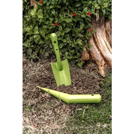 Lot De 2 Outils De Jardin - Suan - Transplantoir Et Pic - En Acier 4 Lot De 2 Outils De Jardin - Suan - Transplantoir Et Pic - En Acier – Image 4