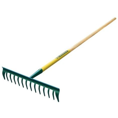 Râteau Duopro 14 Dents Courbes Manche Bois Certifié PEFC 1 Râteau Duopro 14 Dents Courbes Manche Bois Certifié PEFC