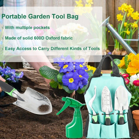 34 Pièces Outils De Jardinage Outils De Jardin Avec Sac De Rangement, Arrosoir, Gants De Jardinage Papillons Décoration, Fil De Jardinage 3 34 Pièces Outils De Jardinage Outils De Jardin Avec Sac De Rangement, Arrosoir, Gants De Jardinage Papillons Décoration, Fil De Jardinage – Image 3