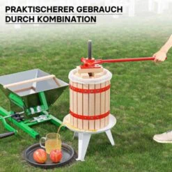 Pressoir à Fruits 18l Sac Pressoir Inclus Et Broyeur à Fruits 7l Pour La Préparation De Moût -Terre Tendre Soldes Boutique 3603516 5