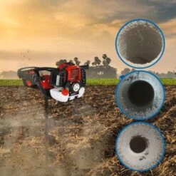 Tarière, Outils à Essence, Rouge, Cylindrée: 52 Cm3 -Terre Tendre Soldes Boutique 36488061 3