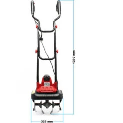 XPOtool Motobineuse électrique 1050W 380 Tr./min Cultivateur Lames 4x4 Profondeur De Travail 220mm -Terre Tendre Soldes Boutique 36838071 5