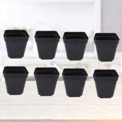 Petit Pot Carré De Fleur Plastique Plante Intérieur Exterieur, 25Pcs Versailles Pots Semis Carrés De Serre, Pot Succulent Plants Avec Trou De Vidange, Jardinieres Exterieur Balcon Plastique 9 Petit Pot Carré De Fleur Plastique Plante Intérieur Exterieur, 25Pcs Versailles Pots Semis Carrés De Serre, Pot Succulent Plants Avec Trou De Vidange, Jardinieres Exterieur Balcon Plastique -Terre Tendre Soldes Boutique 42476371 5