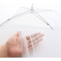 5pcs Cloche Alimentaire Pliable En Maille Housse Couverture De Nourriture à Pop-up Anti-Mouches Moustiques Pique-Nique-43cm -Terre Tendre Soldes Boutique 42485240 5