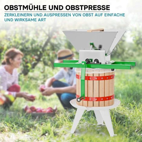 Pressoir à Fruits 12l Sac Pressoir Inclus Et Broyeur à Fruits 7l Pour La Préparation De Moût 2 Pressoir à Fruits 12l Sac Pressoir Inclus Et Broyeur à Fruits 7l Pour La Préparation De Moût – Image 2