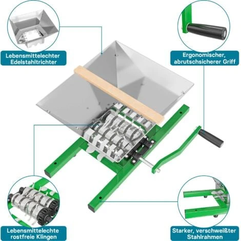 Pressoir à Fruits 12l Sac Pressoir Inclus Et Broyeur à Fruits 7l Pour La Préparation De Moût 3 Pressoir à Fruits 12l Sac Pressoir Inclus Et Broyeur à Fruits 7l Pour La Préparation De Moût – Image 3