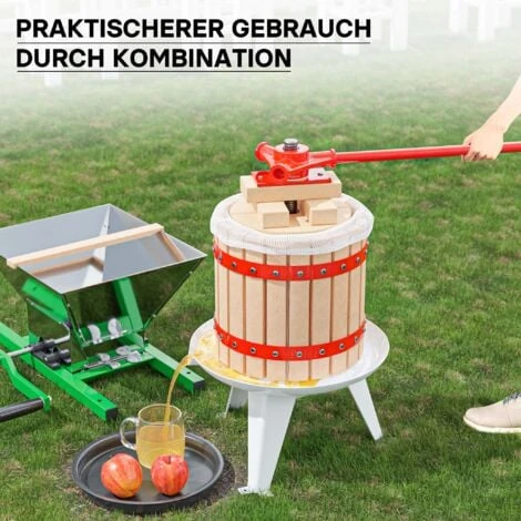 Pressoir à Fruits 12l Sac Pressoir Inclus Et Broyeur à Fruits 7l Pour La Préparation De Moût 5 Pressoir à Fruits 12l Sac Pressoir Inclus Et Broyeur à Fruits 7l Pour La Préparation De Moût – Image 5