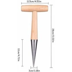 Jardinage Poinçonnant Trou Perforateur Et Semoir Fertilisant Outil De Jardinage Perforateur Fontainebleau Pour La Plantation à Domicile Poinçonnage Du Sol -Terre Tendre Soldes Boutique 42713817 4