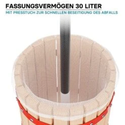 30L Presse à Fruits Incl. Torchon Pour Pressoir Vin Fruit Chêne Cidre De Pommes -Terre Tendre Soldes Boutique 4324358 4