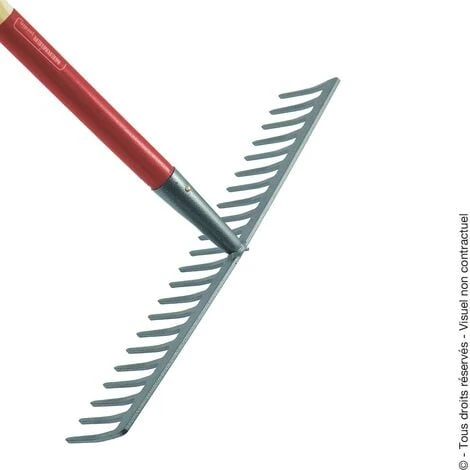 Râteau à Gravier 22 Dents Avec Manche Bois 1,5 M 1 Râteau à Gravier 22 Dents Avec Manche Bois 1,5 M
