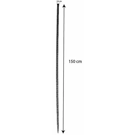 Mikado Tuteur Tomate - PACK 150 ANTHRACITE : 6 Tuteurs 150 Cm Et 24 Attaches 4 Mikado Tuteur Tomate - PACK 150 ANTHRACITE : 6 Tuteurs 150 Cm Et 24 Attaches – Image 4