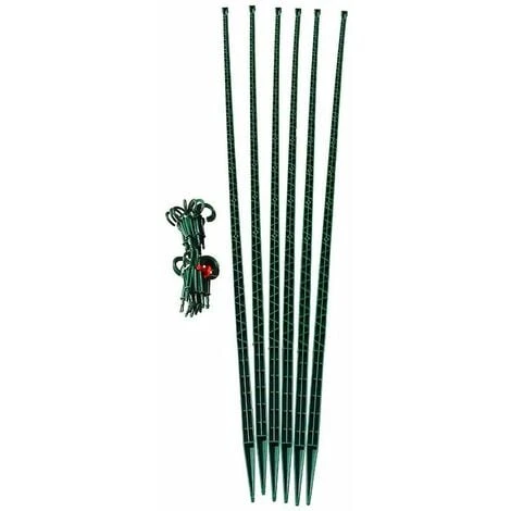 Mikado Tuteur Tomate - PACK 180 VERT JARDIN : 6 Tuteurs 180 Cm Et 24 Attaches 4 Mikado Tuteur Tomate - PACK 180 VERT JARDIN : 6 Tuteurs 180 Cm Et 24 Attaches – Image 4