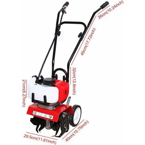 Motobineuse électrique 52cc 6500 TR/Min Gaz Du Sol Micro Motoculteur Travail Du Sol Plante Agricole Jardin Outil De Travail Du Sol 2 Motobineuse électrique 52cc 6500 TR/Min Gaz Du Sol Micro Motoculteur Travail Du Sol Plante Agricole Jardin Outil De Travail Du Sol – Image 2