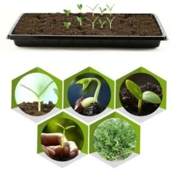 Plateaux De Culture De Plantes à Démarrage Solide (sans Trous) - Durables, Réutilisables -Terre Tendre Soldes Boutique 51322189 3