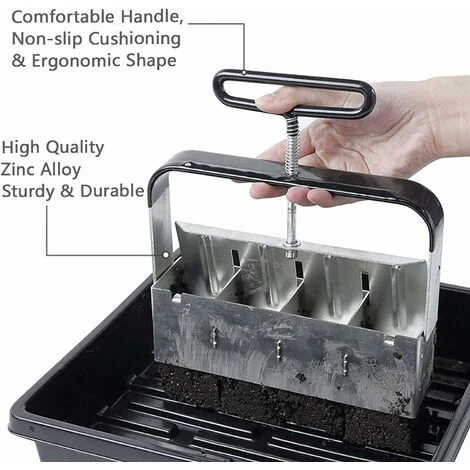 Presse Motte Pour Semis, Outil De Blocage De Sol, Pour Serre De Jardin Bloqueur De Sol Pour Plantules, Boutures, Serres, Semoir À Graines Macaron 4 Presse Motte Pour Semis, Outil De Blocage De Sol, Pour Serre De Jardin Bloqueur De Sol Pour Plantules, Boutures, Serres, Semoir À Graines Macaron – Image 4