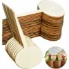 Étiquettes De Plantes Durables, En Forme D'ovale Étiquettes Plantes En Bois Étiquettes De Jardin Imperméable, Etiquette Jardin Pour Fleur Légumes Graine Jardin Pépinière Macaron