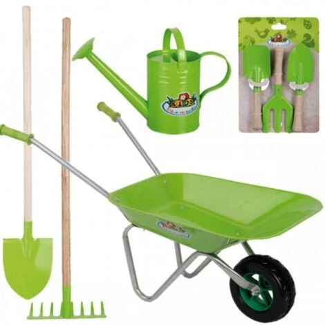 Kit Outils De Jardinage Pour Enfants. Vert. Marque : Prêt à Jardiner. Réf. : L5-0001 1 Kit Outils De Jardinage Pour Enfants. Vert. Marque : Prêt à Jardiner. Réf. : L5-0001
