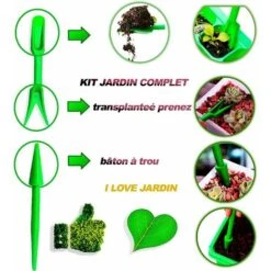 Kit Outil Jardinage Complet Pour Potager D'intérieur Semoir Outils De Transplantation Plantes Semis Semoir à Graines Guazhuni 9 Kit Outil Jardinage Complet Pour Potager D'intérieur Semoir Outils De Transplantation Plantes Semis Semoir à Graines Guazhuni -Terre Tendre Soldes Boutique 52691755 5