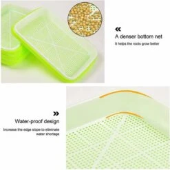 Keimschalen, 1 Stück Germinator, Töpfe, Sämling Schale, Sämling Schale, Baumschule Schale, Samenvermehrung Schale Für Den Hausgarten, Betterlife 7 Keimschalen, 1 Stück Germinator, Töpfe, Sämling Schale, Sämling Schale, Baumschule Schale, Samenvermehrung Schale Für Den Hausgarten, Betterlife -Terre Tendre Soldes Boutique 52735869 3