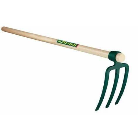 Leborgne Croc Forgé 3 Dents - Manche Bois Certifié PEFC 100% 2 Leborgne Croc Forgé 3 Dents - Manche Bois Certifié PEFC 100% – Image 2