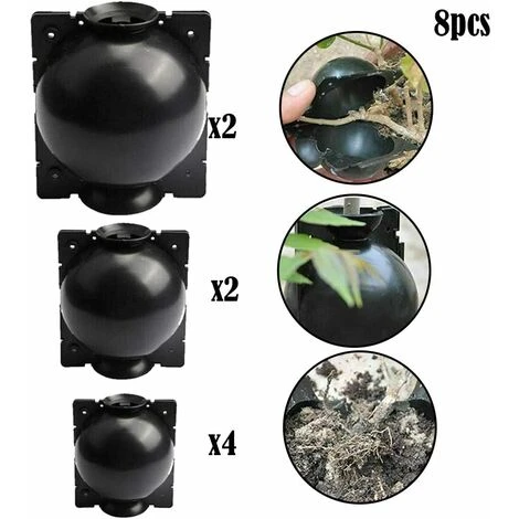 Boule Denracinement Des Plantes Boule Denracinement Des Plantes Botanique Contrôleur De Racines Propagation à Haute Pression 3 Taille Dispositif Réutilisable Denracinement Des Plantes 8 Pièces,Starlig 2 Boule Denracinement Des Plantes Boule Denracinement Des Plantes Botanique Contrôleur De Racines Propagation à Haute Pression 3 Taille Dispositif Réutilisable Denracinement Des Plantes 8 Pièces,Starlig – Image 2