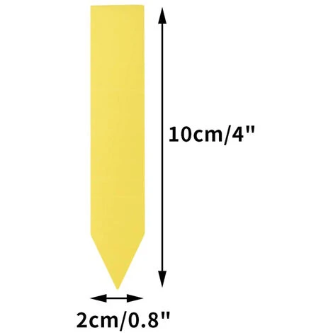 120x Étiquettes Plantes De Jardin En Plastique Etiquette Semis Couleur De 2x10cm En 6 Couleurs 2 120x Étiquettes Plantes De Jardin En Plastique Etiquette Semis Couleur De 2x10cm En 6 Couleurs – Image 2