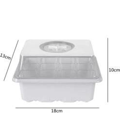 6 Pack Bac à Semis Mini Serre Potager Petite Serre Pour Semis De 12 Cellules Avec Outils De Plantation Et Étiquettes De Plantes Blanc 7 6 Pack Bac à Semis Mini Serre Potager Petite Serre Pour Semis De 12 Cellules Avec Outils De Plantation Et Étiquettes De Plantes Blanc -Terre Tendre Soldes Boutique 55495989 3