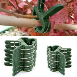 100 Pcs Clips à Plantes Attache Tomates Reutilisable Pour Fixer Plantes Grimpantes Deux Tailles