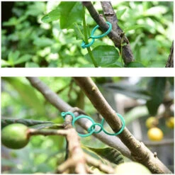 200 Pièces Clips De Jardin Pince Attache Tomates Reutilisable Pour Plantes Grimpantes - S -Terre Tendre Soldes Boutique 55496018 5