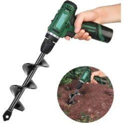 Mèches Pour Tarière, Antidérapantes, Pour Plantes En Spirale, Plantes De Jardin Et Plantes à Fleurs 4,1 X 22,9 Cm