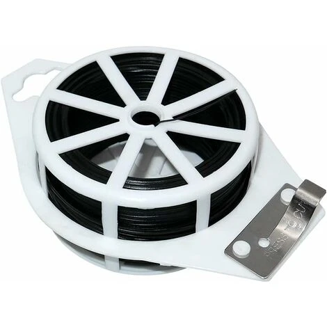 100m Fil De Fer Jardin Cravate,de Jardin Douce, Fil Jardinage Cravate Végétale Torsadée, Fil Plastifié Avec Couteaux, 100 Mètres 1 Rouleau Le Noir(avec Ciseaux) 1 100m Fil De Fer Jardin Cravate,de Jardin Douce, Fil Jardinage Cravate Végétale Torsadée, Fil Plastifié Avec Couteaux, 100 Mètres 1 Rouleau Le Noir(avec Ciseaux)