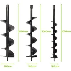 Tarière Thermique - 52cm3 - 2CV - 3 Mèches-2 Extensions 30-60cm -Terre Tendre Soldes Boutique 58530917 3