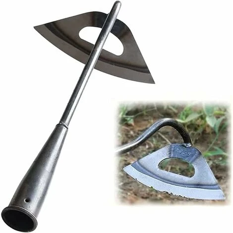 Houe Creuse Entièrement En Acier Trempé Pour Ameublir Le Sol - Accessoire De Jardin 1 Houe Creuse Entièrement En Acier Trempé Pour Ameublir Le Sol - Accessoire De Jardin