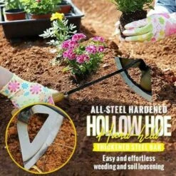 Houe Creuse Entièrement En Acier Trempé Pour Ameublir Le Sol - Accessoire De Jardin 7 Houe Creuse Entièrement En Acier Trempé Pour Ameublir Le Sol - Accessoire De Jardin -Terre Tendre Soldes Boutique 58574266 3