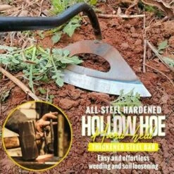 Houe Creuse Entièrement En Acier Trempé Pour Ameublir Le Sol - Accessoire De Jardin 8 Houe Creuse Entièrement En Acier Trempé Pour Ameublir Le Sol - Accessoire De Jardin -Terre Tendre Soldes Boutique 58574266 4
